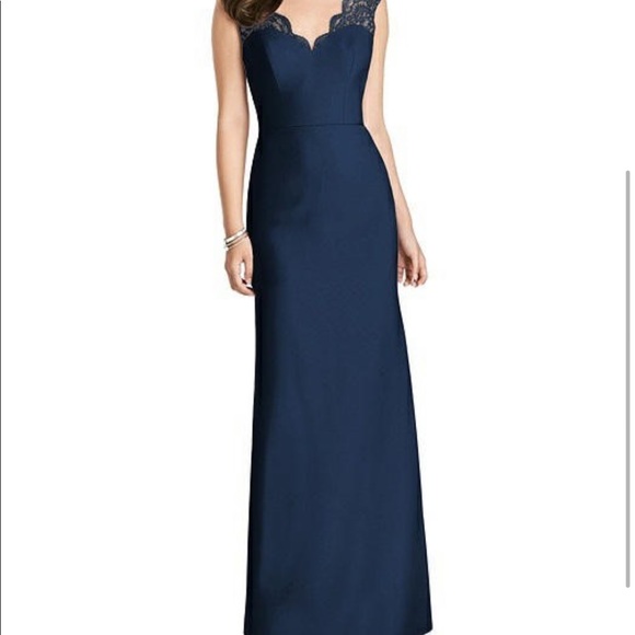 Dessy Collection Dresses & Skirts - DESSY MIDNIGHT EVENING GOWN SIZE 8